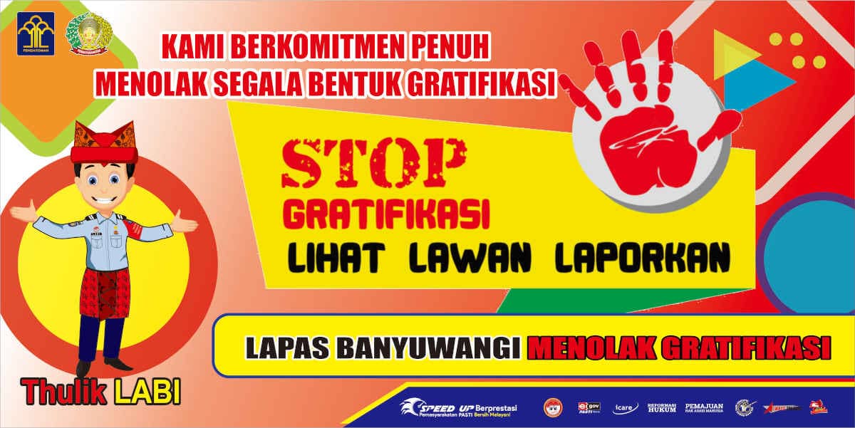 Lapas Banyuwangi Stop Gratifikasi